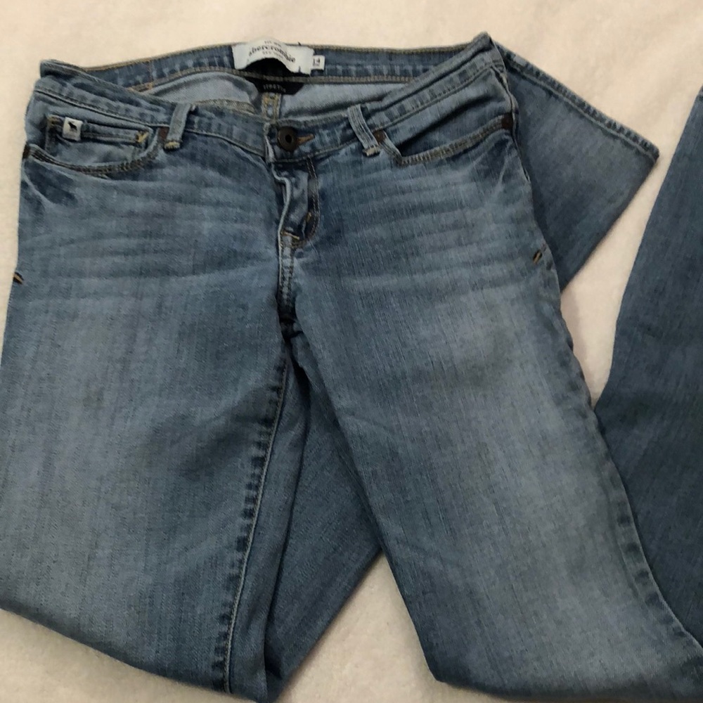 Abercrombie stretch straight leg jean